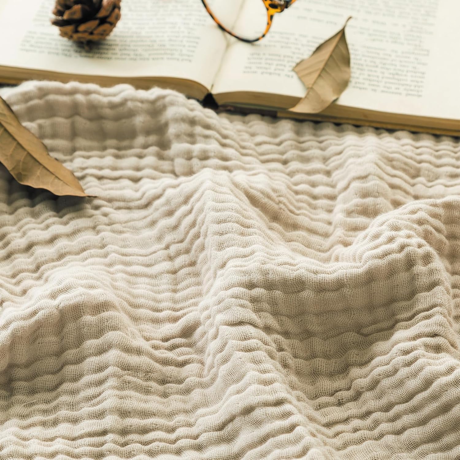 EMME Cotton Throw Blanket Large 50