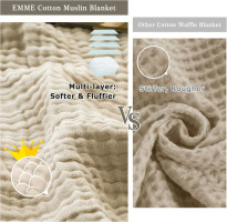 EMME Cotton Throw Blanket Large 50