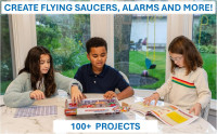 Snap Circuits Jr. SC-100 Electronics Exploration Kit, Over 100 Projects, Full Color Project Manual, 28 Parts, STEM Educational Toy for Kids 8 +