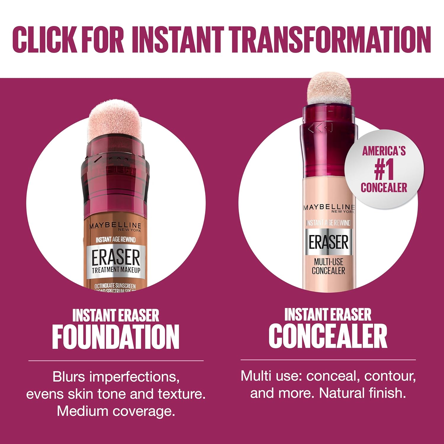 Maybelline Instant Age Rewind Eraser Foundation with SPF 20 and Moisturizing ProVitamin B5, 120, 1 Count (Packaging May Vary) 120 0.68 Fl Oz (Pack of 1)