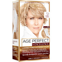 L'Oreal Paris Age Perfect Permanent Hair Color, 9N Light Natural Blonde, 1 kit 9N Light Natural Blonde 6.25 Fl Oz (Pack of 1)