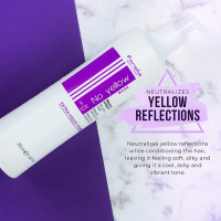 Fanola No Yellow Shampoo & Mask 11.8 oz / 2pk - Purple Anti-Brass Toner for Blonde, Silver, Gray & Highlighted Hair - Color Depositing Mask to Remove Brassiness from Bleached Locks