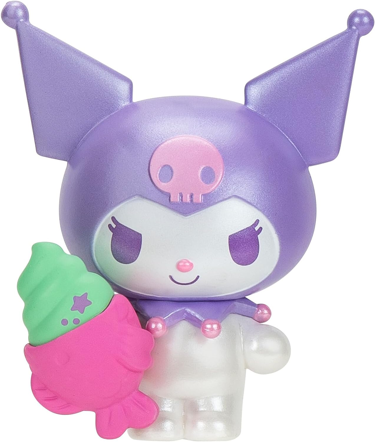 Hello Kitty and Friends Sweet Snacks 8-Pack with Mix and Match Sweet Accessories - 2” Figures - Hello Kitty, My Melody, Kuromi, Cinnamoroll, Pompompurin, Keroppi, and Tuxedosam