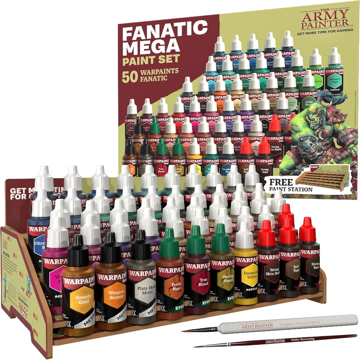 The Army Painter Warpaints Fanatic: Mega Combo Set Warpaints Fanatic Mega Combo Set