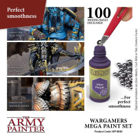The Army Painter Paint Set - Miniature Painting Kit with 100 Rustproof Mixing Balls & 60 Nontoxic Acrylic Paints for Wargamers Hobby Model Paints for Plastic Models - Mini Figure Painting Kit