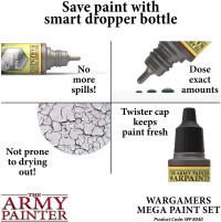 The Army Painter Paint Set - Miniature Painting Kit with 100 Rustproof Mixing Balls & 60 Nontoxic Acrylic Paints for Wargamers Hobby Model Paints for Plastic Models - Mini Figure Painting Kit