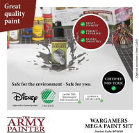 The Army Painter Paint Set - Miniature Painting Kit with 100 Rustproof Mixing Balls & 60 Nontoxic Acrylic Paints for Wargamers Hobby Model Paints for Plastic Models - Mini Figure Painting Kit