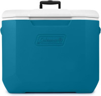 Coleman Chiller Series 60qt Wheeled Portable Cooler Insulated Hard Cooler with Ice Retention & Heavy-Duty Wheels & Handle Great for Camping Tailgating Beach Picnic Groceries Boating & More
