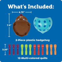 Learning Resources Spike The Fine Motor Hedgehog - Toddler Montessori Toys, Stacking Shape, Gifts For Boys And Girls, Sorting And Matching Skill Activities, Educational Games, Kindergarten