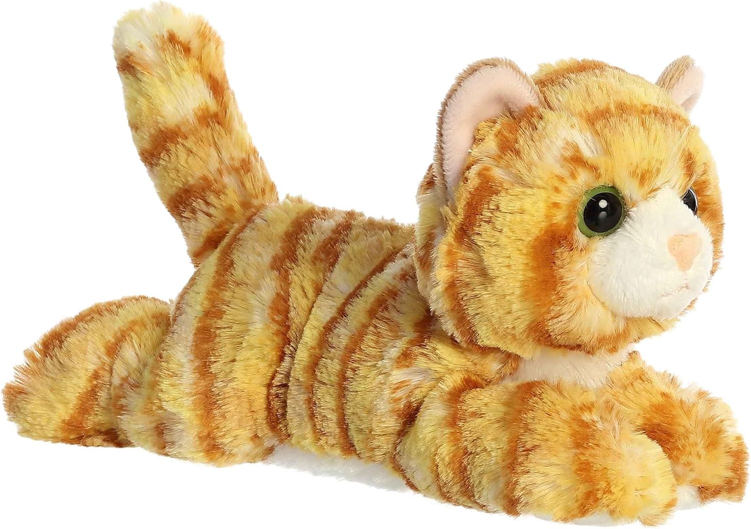 Aurora® Adorable Mini Flopsie™ Ginger Cat™ Stuffed Animal - Playful Ease - Timeless Companions - Orange 8 Inches Small Ginger Cat™