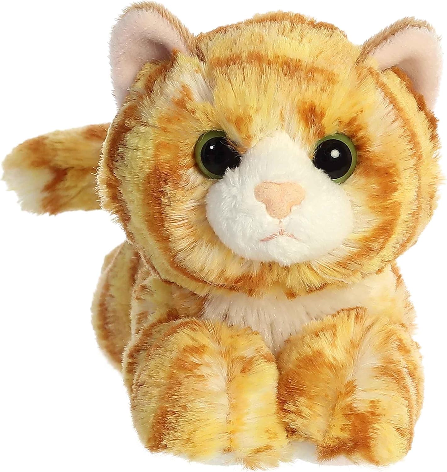 Aurora® Adorable Mini Flopsie™ Ginger Cat™ Stuffed Animal - Playful Ease - Timeless Companions - Orange 8 Inches Small Ginger Cat™