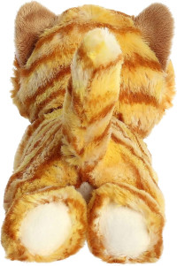 Aurora® Adorable Mini Flopsie™ Ginger Cat™ Stuffed Animal - Playful Ease - Timeless Companions - Orange 8 Inches Small Ginger Cat™