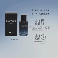 Dior Sauvage Parfum for Men - .34 oz./10ml Mini
