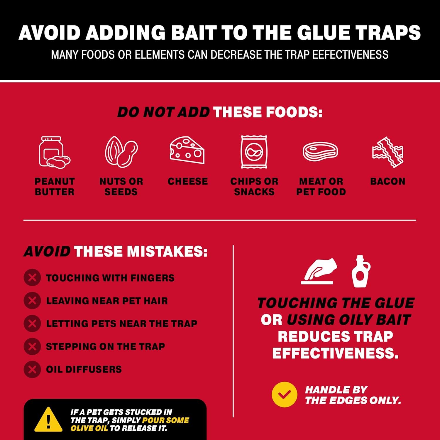 Catchmaster Max-Catch Mouse & Insect Glue Trap 72pk, Mouse Traps Indoor for Home, Sticky Pest Control Adhesive Tray for Catching Bugs, Non Toxic Bulk Pre-Baited Glue Boards Scented 72 Pack