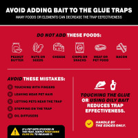 Catchmaster Max-Catch Mouse & Insect Glue Trap 72pk, Mouse Traps Indoor for Home, Sticky Pest Control Adhesive Tray for Catching Bugs, Non Toxic Bulk Pre-Baited Glue Boards Scented 72 Pack