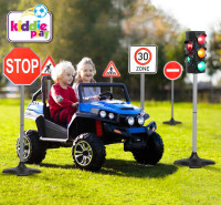 Kiddie Play Traffic Light Toys for Kids with 5 Street Signs