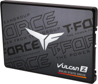 TEAMGROUP T-Force Vulcan Z 512GB SLC Cache 3D NAND TLC 2.5 Inch SATA III Internal Solid State Drive SSD (R/W Speed up to 530/470 MB/s) T253TZ512G0C101 512gb Vulcan Z