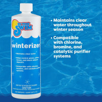 In The Swim Pool Closing Kit - Winterizing Chemicals for Above Ground and In-Ground Pools - Up to 15,000 Gallons Kit Only Deluxe