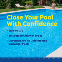 In The Swim Pool Closing Kit - Winterizing Chemicals for Above Ground and In-Ground Pools - Up to 15,000 Gallons Kit Only Deluxe