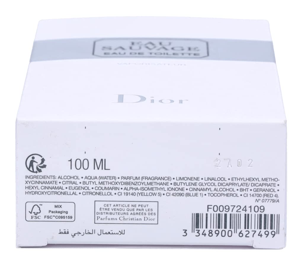 Ch.Dior Eau Sauvage/Ch.Dior Edt Spray 3.4 Oz (M) 3.4 Oz Edt Spray 3.4 Oz