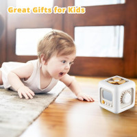Busy Cube Toys for 1 Year Old Boy, Montessori Toys for 1+ Year Old, Travel Sensory Toys for Toddlers 1-3, Learning Fine Motor Skills| 1st Birthday Gifts Boy 9 12 Months + Off-white
