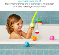 Munchkin® Fishin'™ Magnetic Baby and Toddler Bath Toy, 4pc Set Pack of 1