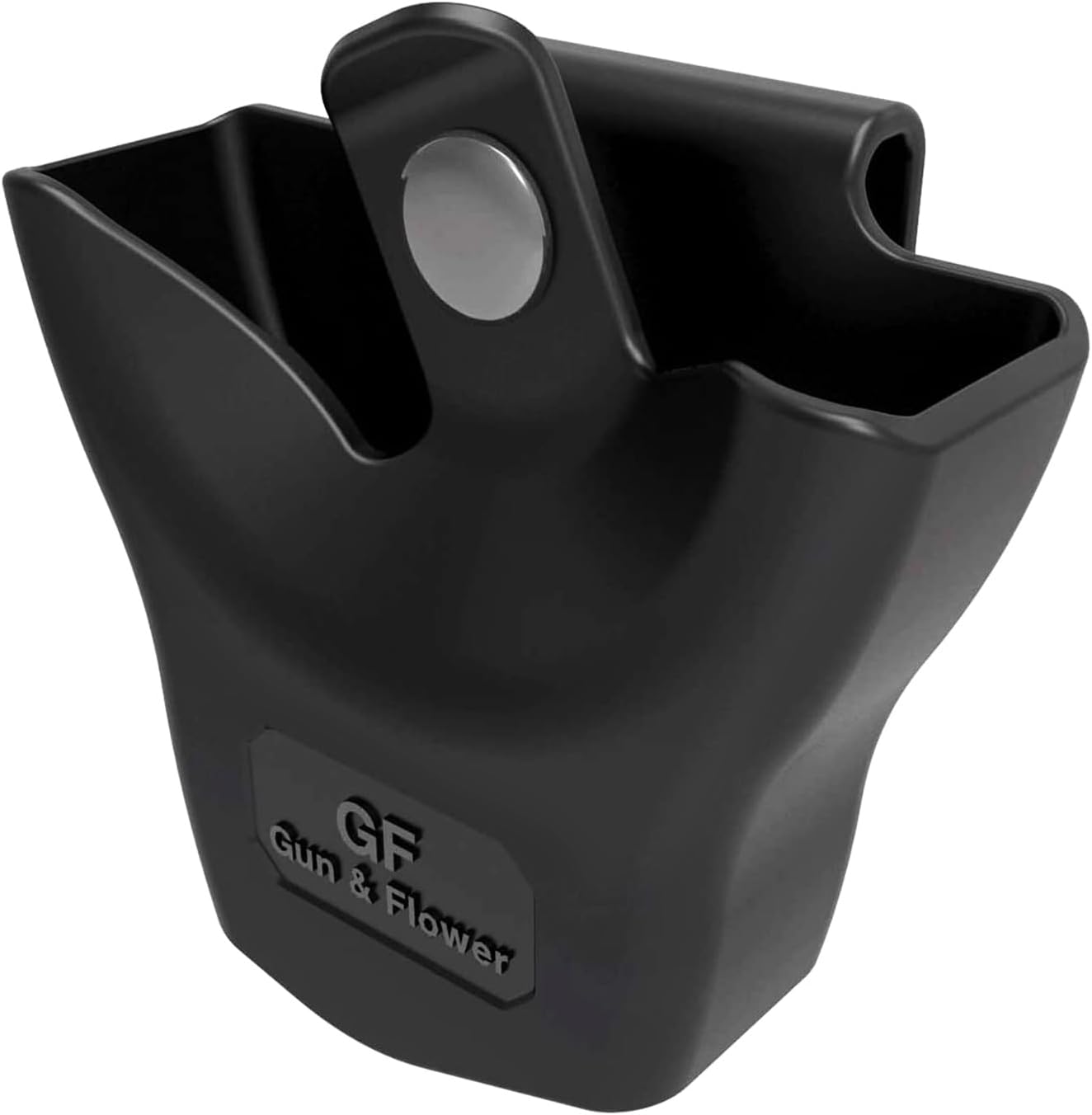 Handcuff Holder for Hinged & Chain Cuffs, Fits ASP Ultra Plus/EXO, Durable OWB Belt Case with One-Hand Draw, Injection Molded Polymer Cuff Pouch for Patrol, Security or Tactical Use Non-ASP Compatible