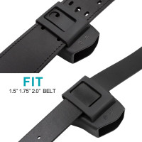 Handcuff Holder for Hinged & Chain Cuffs, Fits ASP Ultra Plus/EXO, Durable OWB Belt Case with One-Hand Draw, Injection Molded Polymer Cuff Pouch for Patrol, Security or Tactical Use Non-ASP Compatible