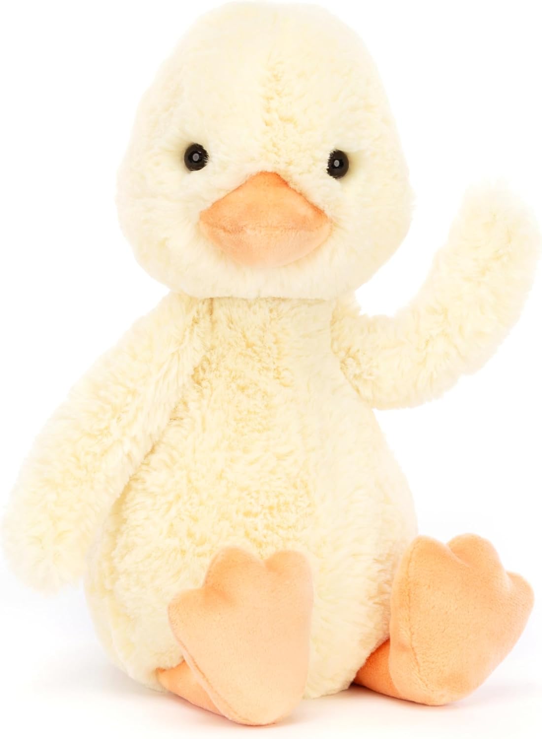 Jellycat Bashful Duckling Stuffed Animal, Medium 12” - Duck & Duckling Plush Toy - Classic Children's Gift