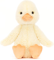 Jellycat Bashful Duckling Stuffed Animal, Medium 12” - Duck & Duckling Plush Toy - Classic Children's Gift