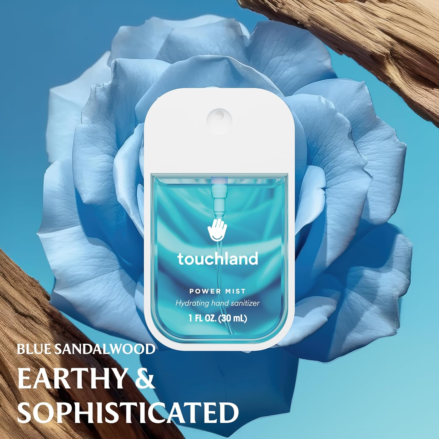 Touchland Power Mist Hydrating Hand Sanitizer Spray, TOP 5 Set (Applelicious, Sandalwood, Lavender, Berry, Citrus), 1 FL. OZ. Travel Size (Set of 5) Top Five Set
