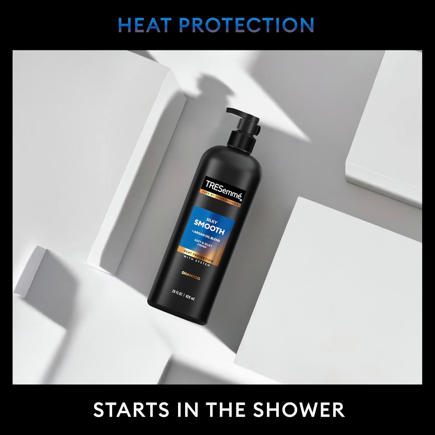 TRESemmé Silky & Smooth Anti-Frizz Shampoo For Frizzy Hair Formulated With Pro Style Technology 28 Fl Oz (Pack of 6)