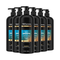 TRESemmé Silky & Smooth Anti-Frizz Shampoo For Frizzy Hair Formulated With Pro Style Technology 28 Fl Oz (Pack of 6)