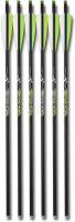 Carbon Express PileDriver Fletched Carbon Crossbolt with 4-Inch Vanes, 6-Pack Crossbolt 20-Inch
