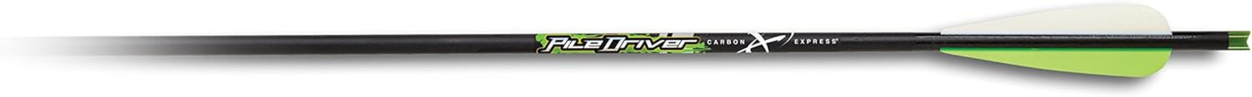 Carbon Express PileDriver Fletched Carbon Crossbolt with 4-Inch Vanes, 6-Pack Crossbolt 20-Inch