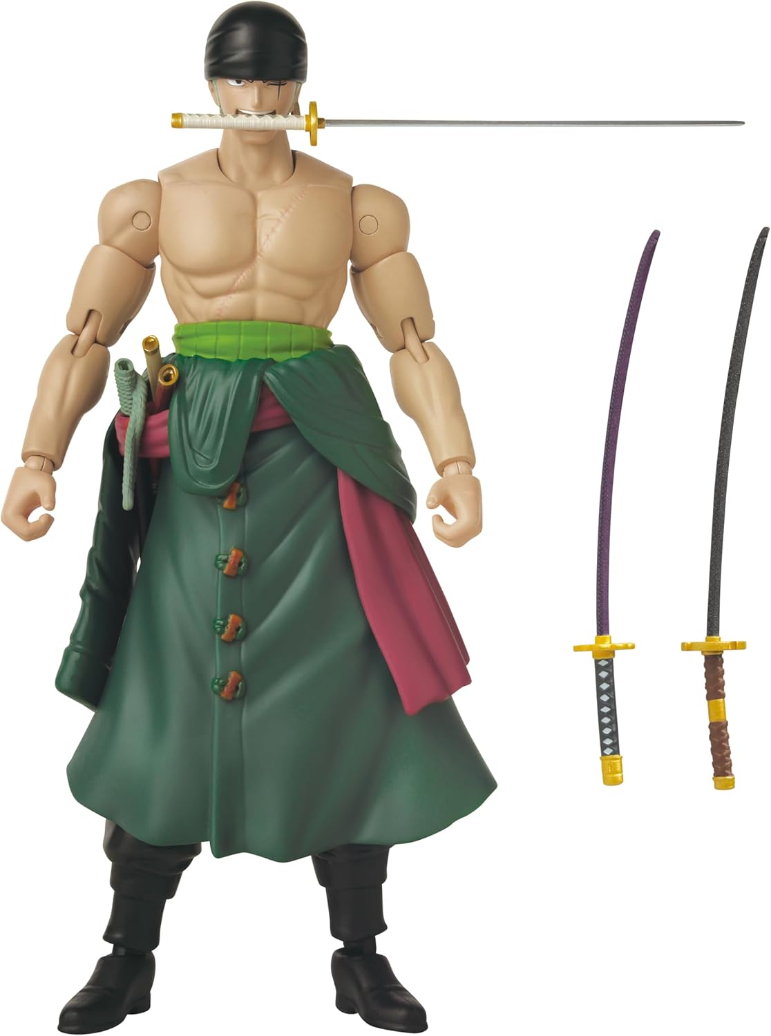 ANIME HEROES - One Piece - Roronoa Zoro Three Sword Style Action Figure One Piece Roronoa Zoro Three Sword Style