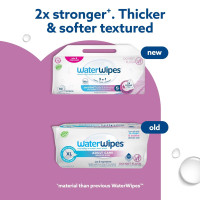 WaterWipes Sensitive+ Body & Intimate Wipes, 3-In-1 Cleans, Cares, Protects, 99.9% Water, Unscented & Hypoallergenic Hygiene Wet Wipes, Adult Care, 90 Wipes (3 Packs) 30 Count (Pack of 3)