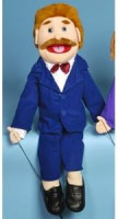 Mr Goodman, Dad in Blue Suit, Full Body Puppet