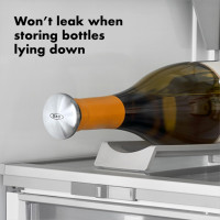 OXO SteeL Leakproof Expanding Wine Stopper (2 Pack) Expanding Wine Stoppers