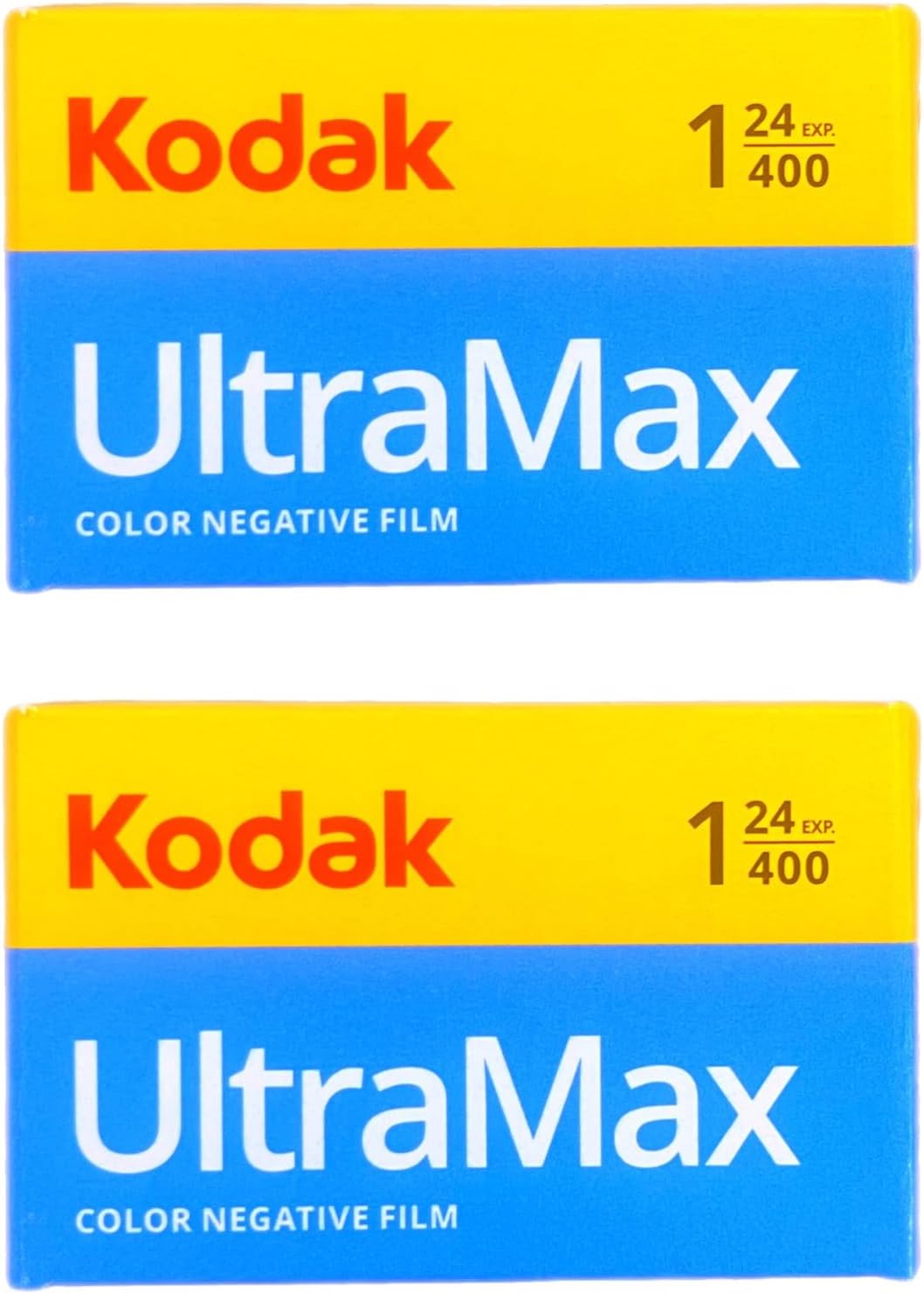 Kodak Ultramax 400 Color Negative Film (ISO 400) 35mm 24-Exposures - 2 Pack (2 Items)