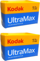 Kodak Ultramax 400 Color Negative Film (ISO 400) 35mm 24-Exposures - 2 Pack (2 Items)