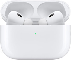 Apple AirPods Pro 2nd Generation with Wireless MagSafe Charging Case (USB-C) with Apple 1 Year Limited Warranty (Wireless Charger)