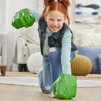 Marvel Hulk Gamma Smash Fists, Soft Foam Role Play Toy, Avengers Super Hero Toys for Kids Ages 5 and Up