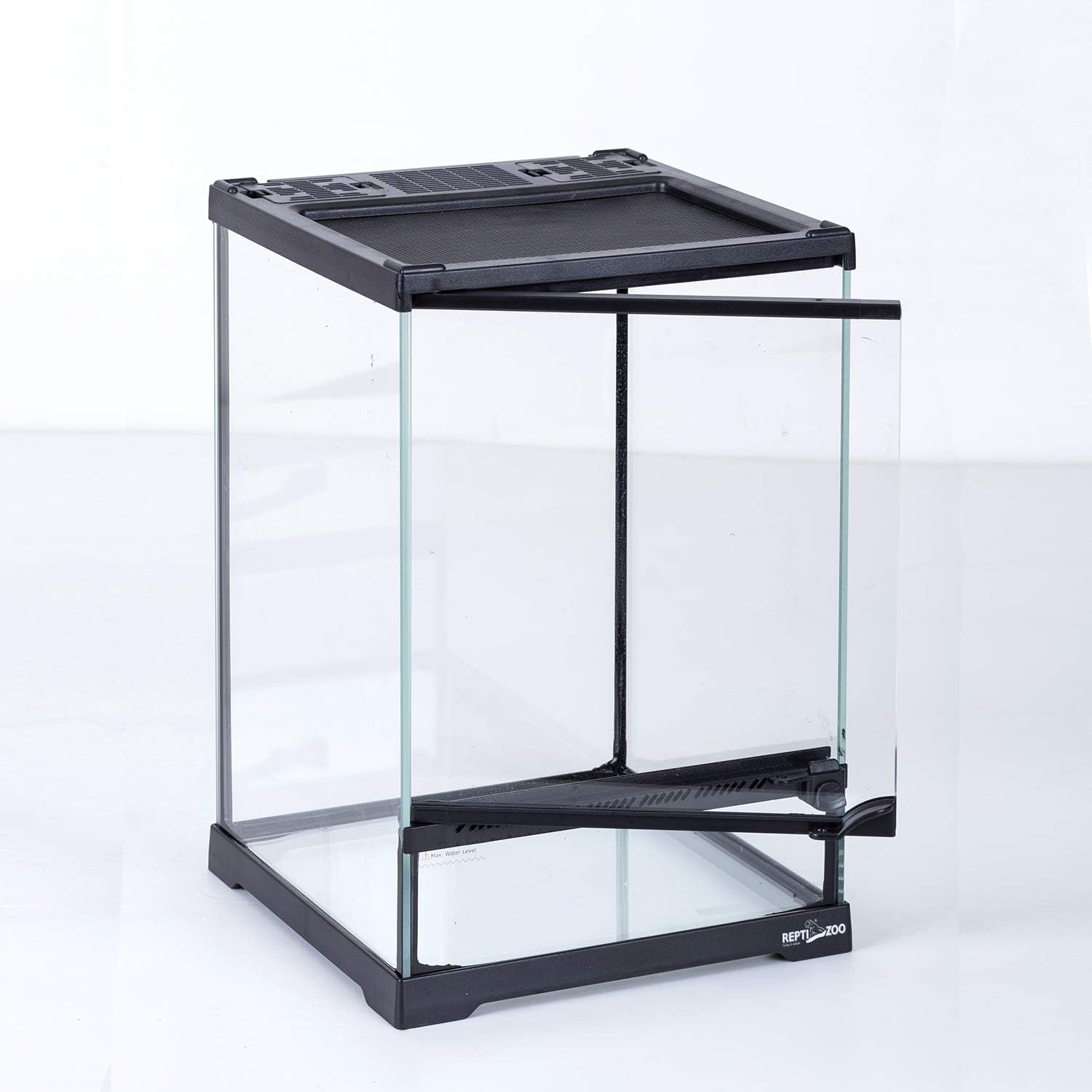 REPTI ZOO Mini Reptile Glass Terrarium,Front Opening Door Full View Visually Appealing Mini Reptile or Amphibians Glass Habitat 8