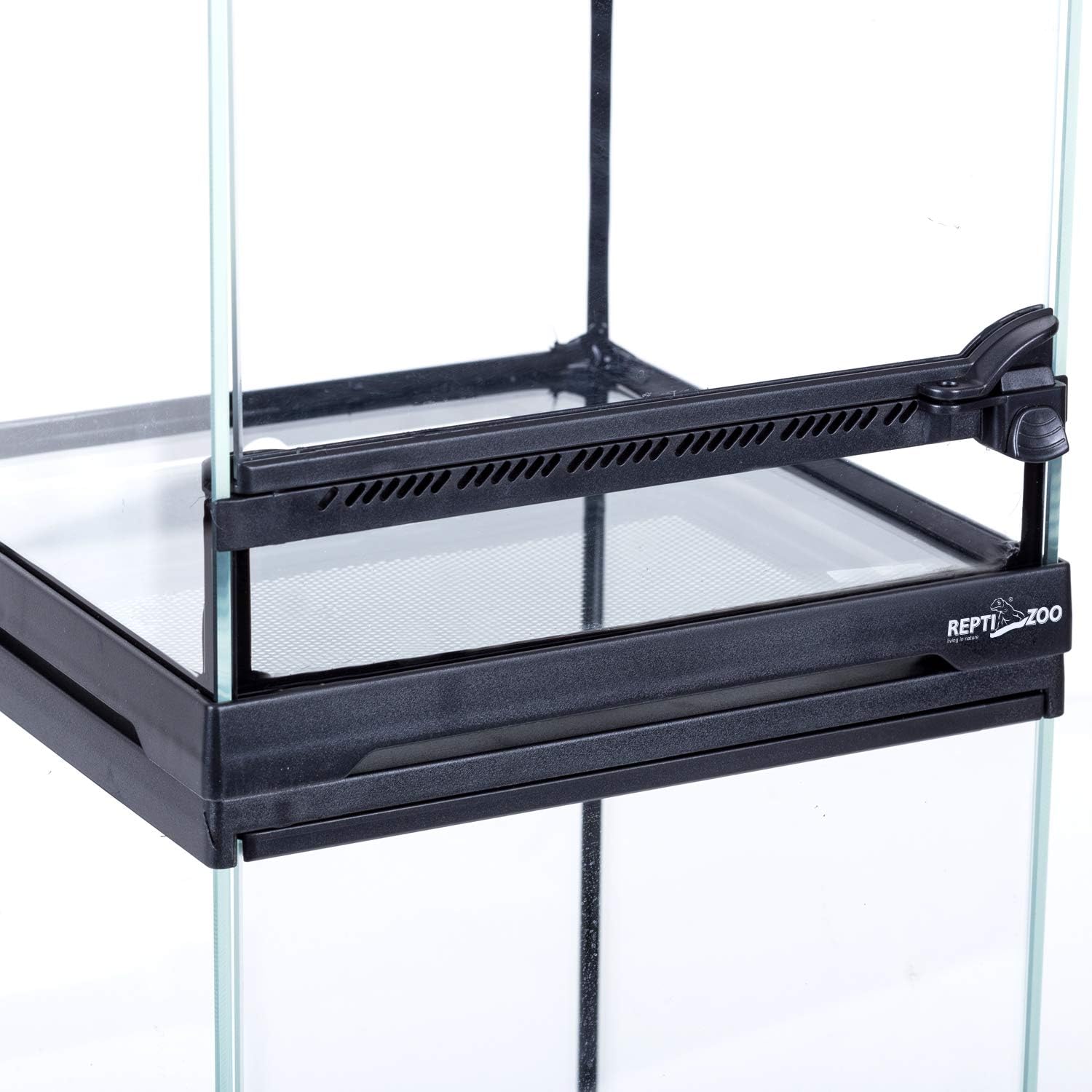 REPTI ZOO Mini Reptile Glass Terrarium,Front Opening Door Full View Visually Appealing Mini Reptile or Amphibians Glass Habitat 8
