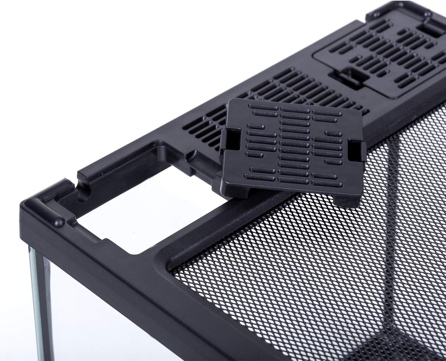 REPTI ZOO Mini Reptile Glass Terrarium,Front Opening Door Full View Visually Appealing Mini Reptile or Amphibians Glass Habitat 8