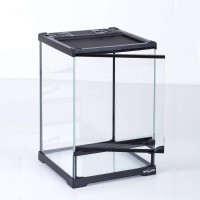REPTI ZOO Mini Reptile Glass Terrarium,Front Opening Door Full View Visually Appealing Mini Reptile or Amphibians Glass Habitat 8