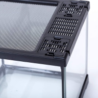 REPTI ZOO Mini Reptile Glass Terrarium,Front Opening Door Full View Visually Appealing Mini Reptile or Amphibians Glass Habitat 8