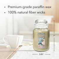 Yankee Candle Sage & Citrus Scented, Classic 22oz Large Jar Single Wick Candle, Over 110 Hours of Burn Time, Ideal for Home Decor and Gifts Sage & Citrus Classic Large Jar