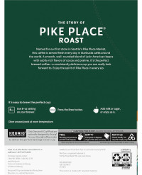 Starbucks Pike Place Roast Coffee K-Cup Portion Packs for Keurig Brewers, 72 Count (3 boxes of 24 K-Cups) Pike Place Roast 10.5 Ounce (Pack of 3)